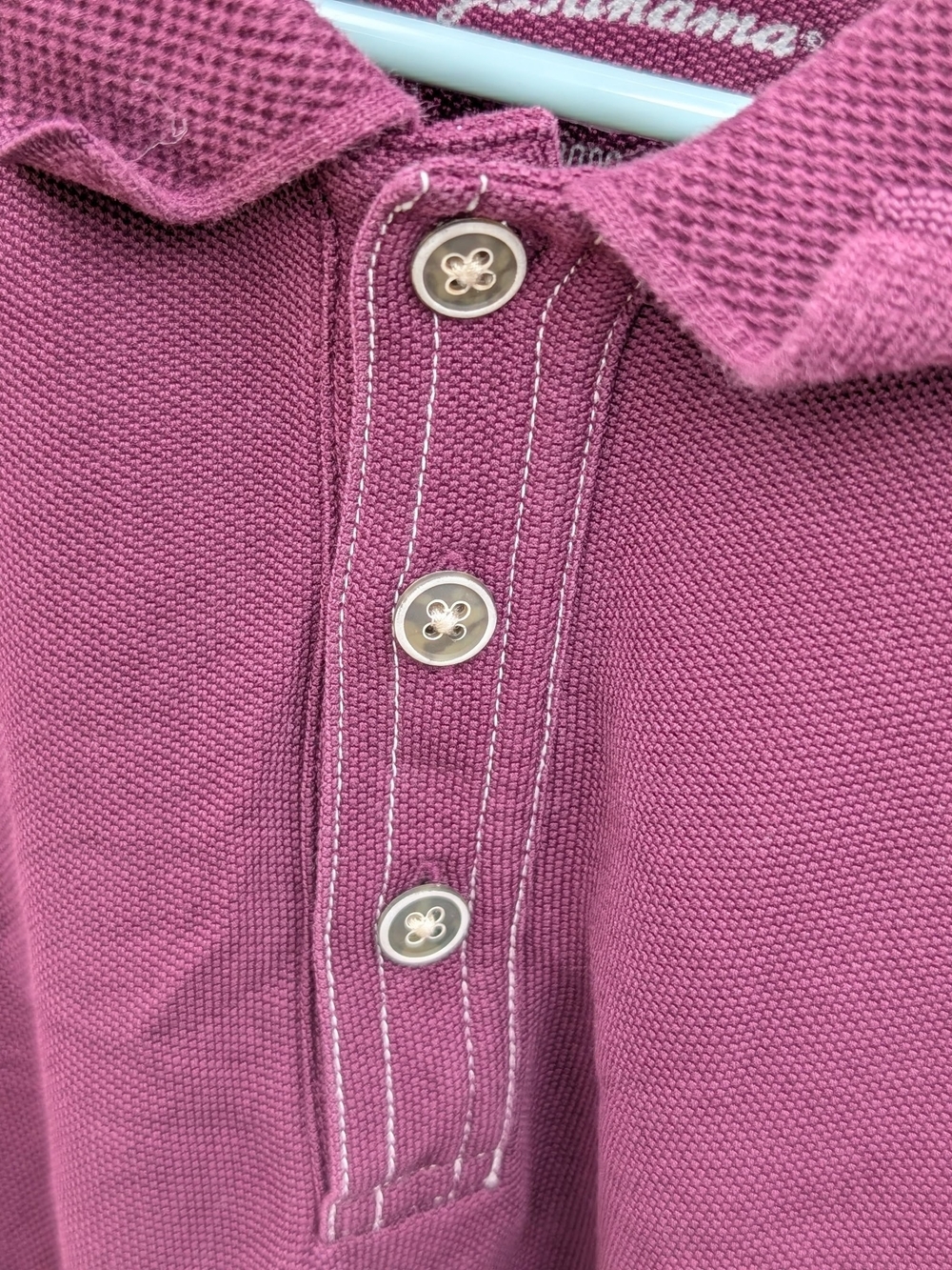 Purple Tommy Bahama Emfielder IslandZone polo shirt - Picture 4 of 6